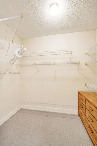 Walk-in closet.