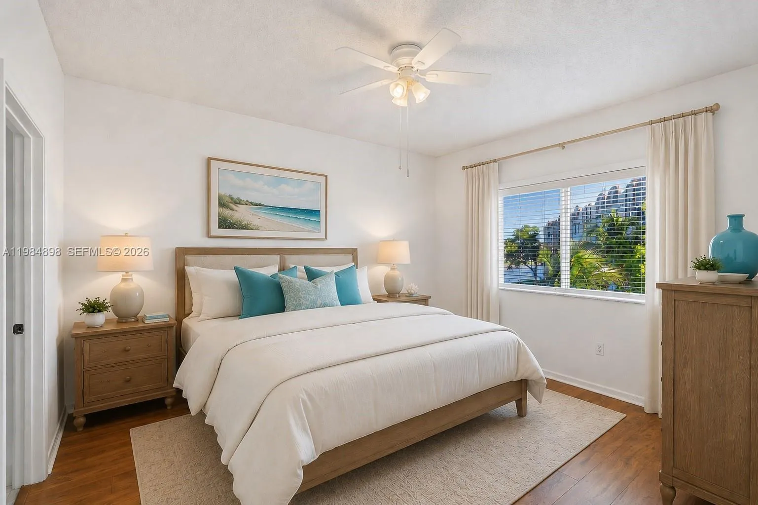 AI Imposed Staged Bedroom