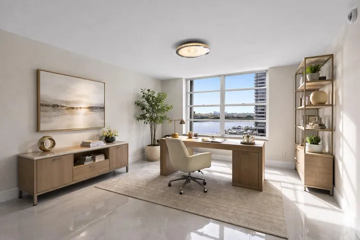 Virtually Staged office/bedroom