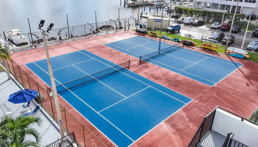tennis courts