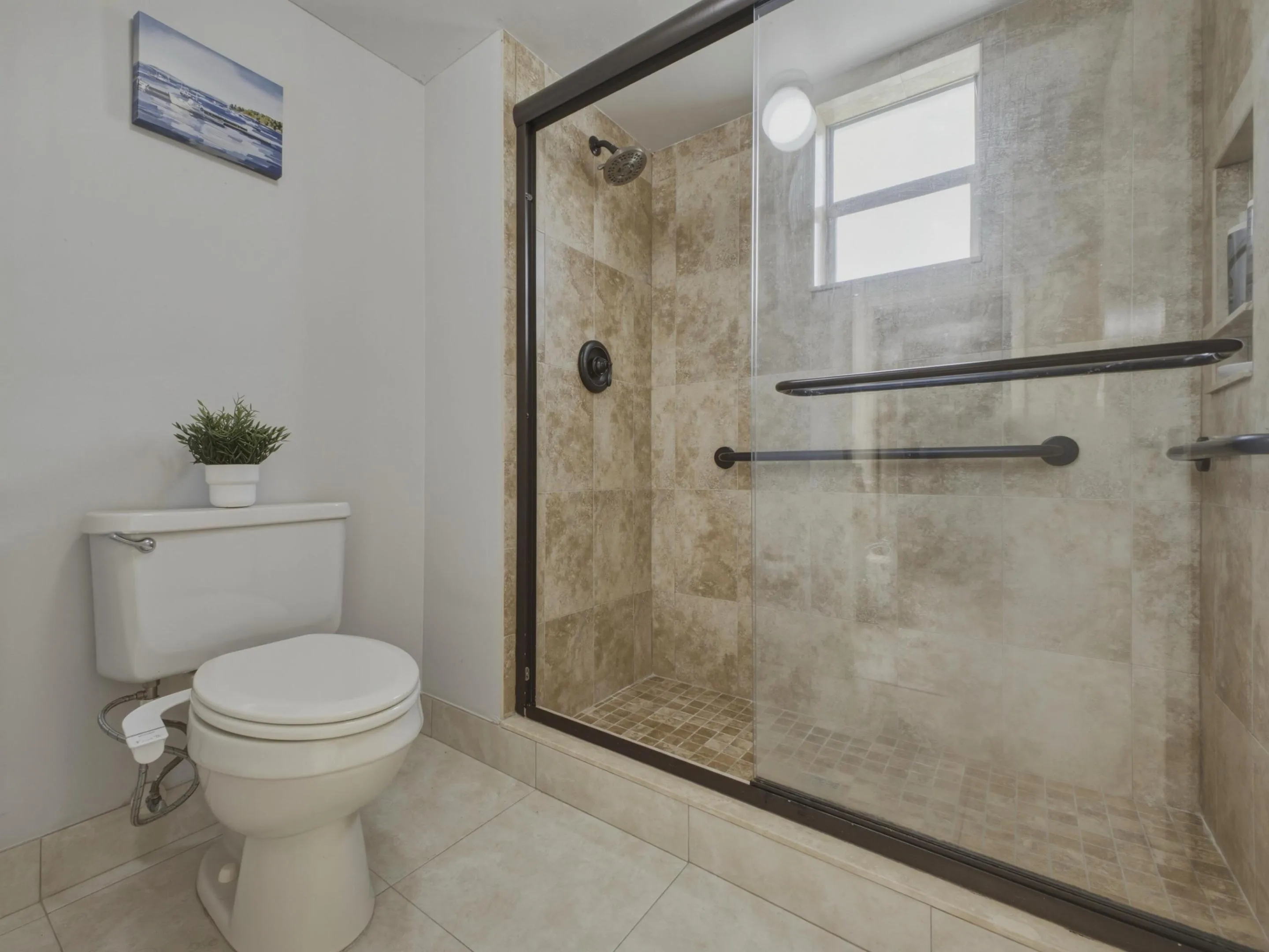 Primary Bathroom Shower Toilet