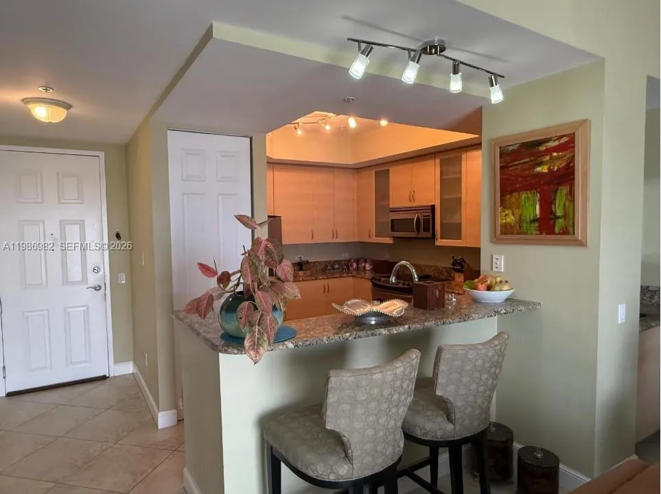 Front door & Kitchen