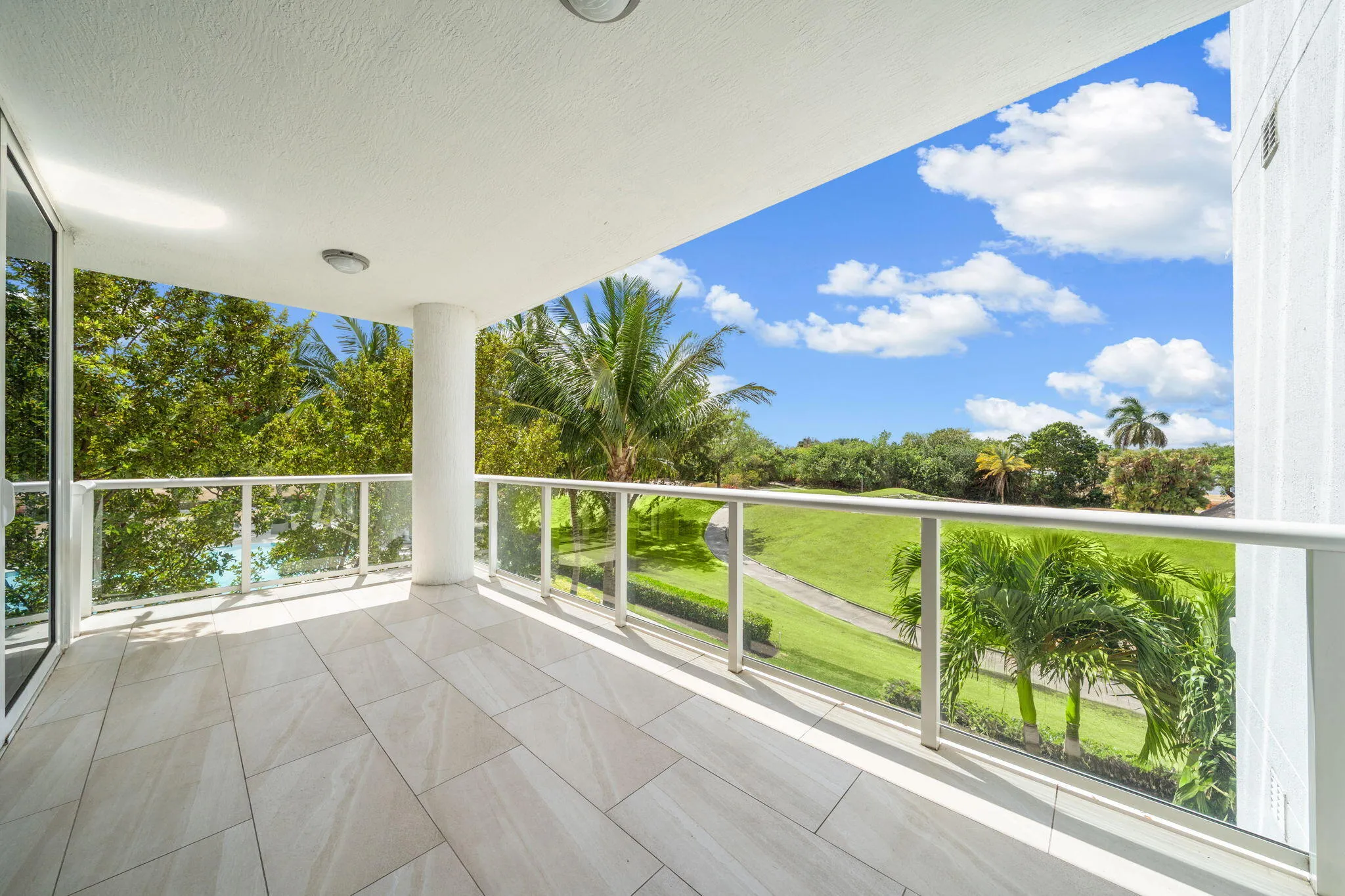 Expansive Balcony with Fairway Views