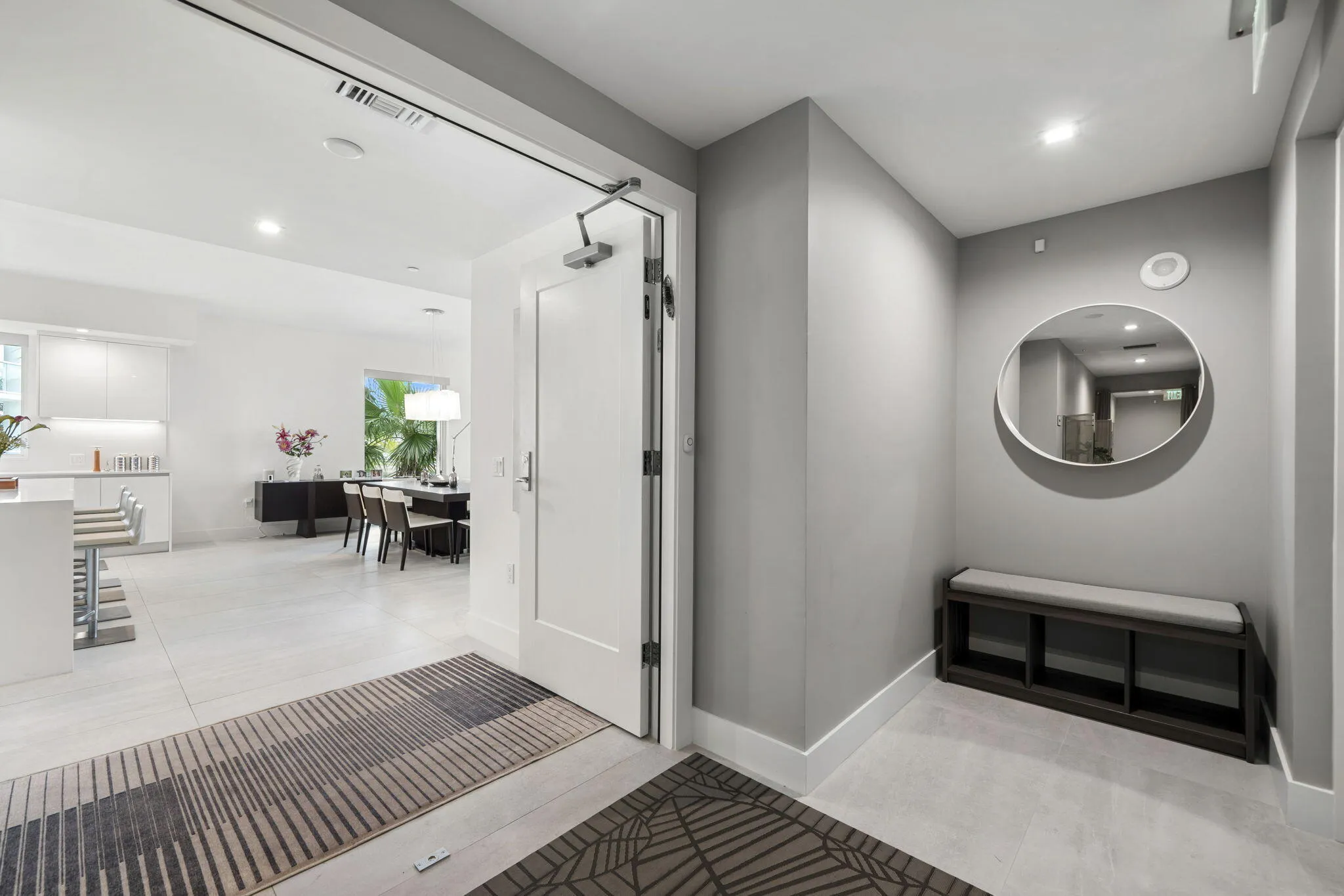 Double Door Private Foyer Entry