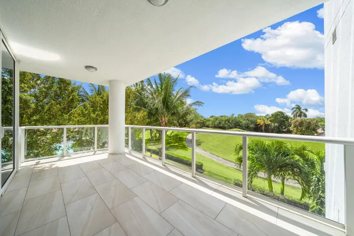 Expansive Balcony with Fairway Views