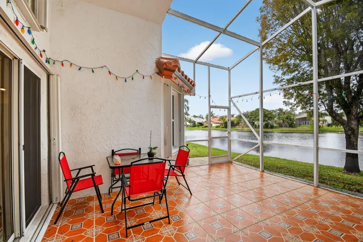 Covered screened Patio
