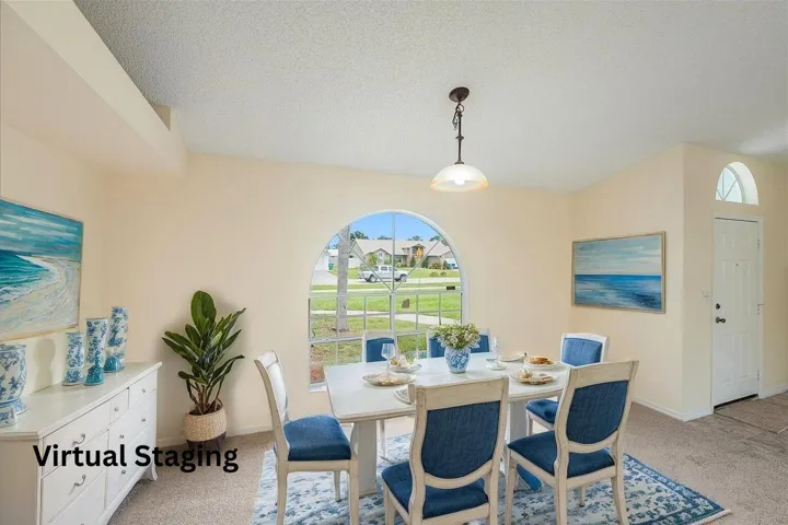 Dining Room Staged