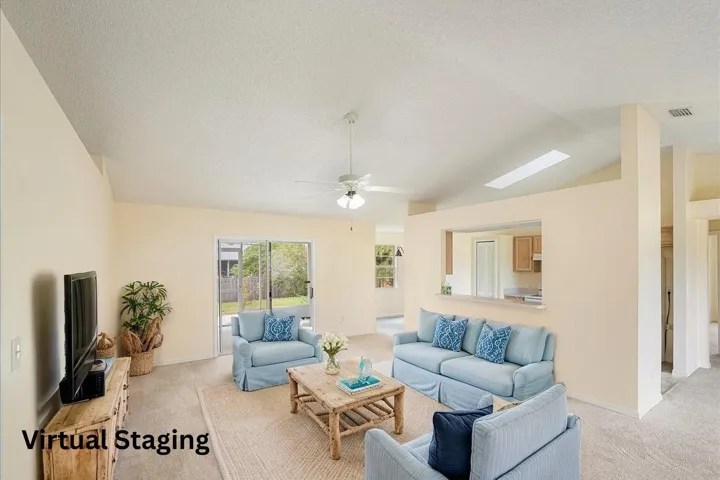 Living Room Staged