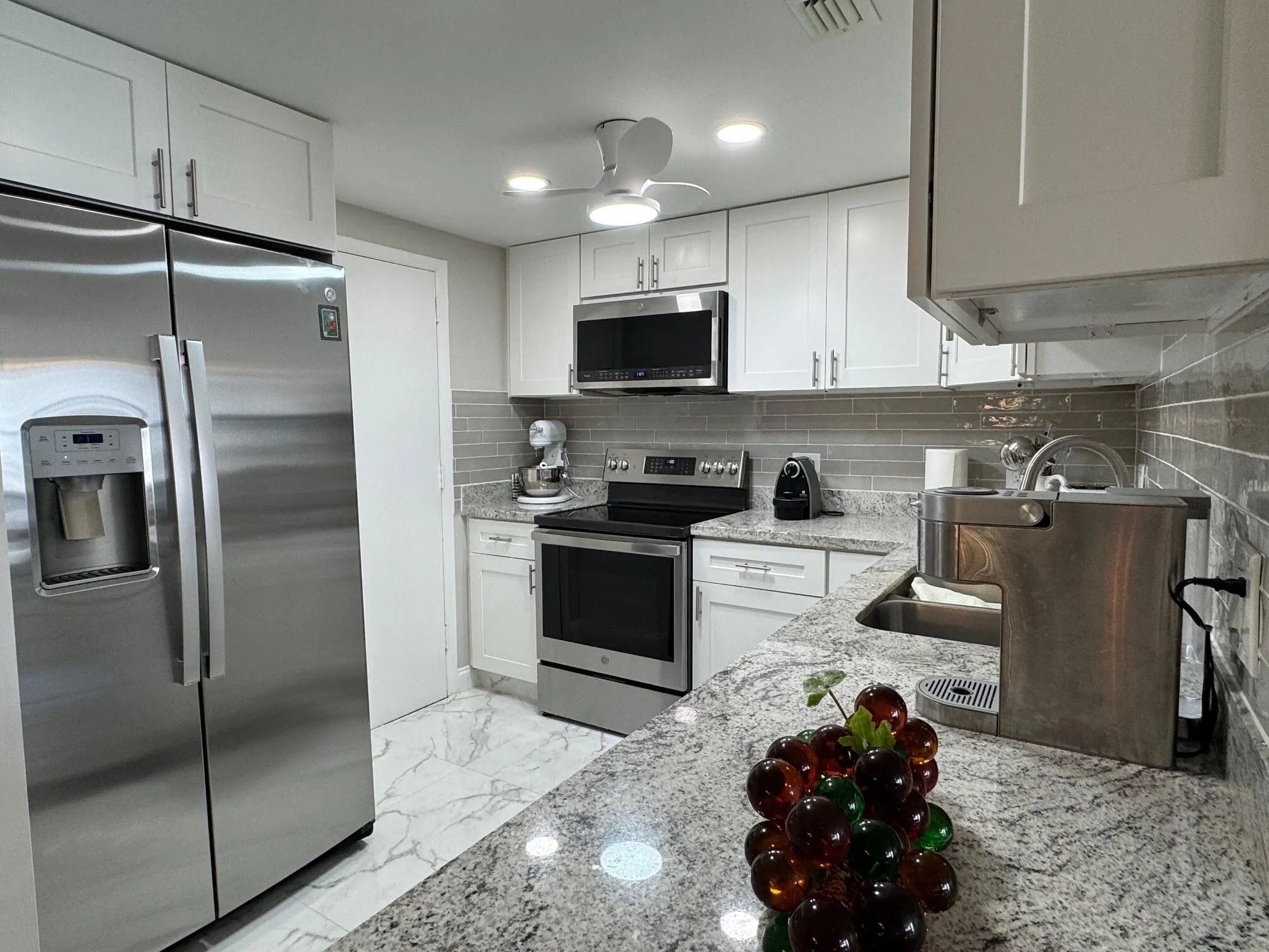 Remodeled kitchen