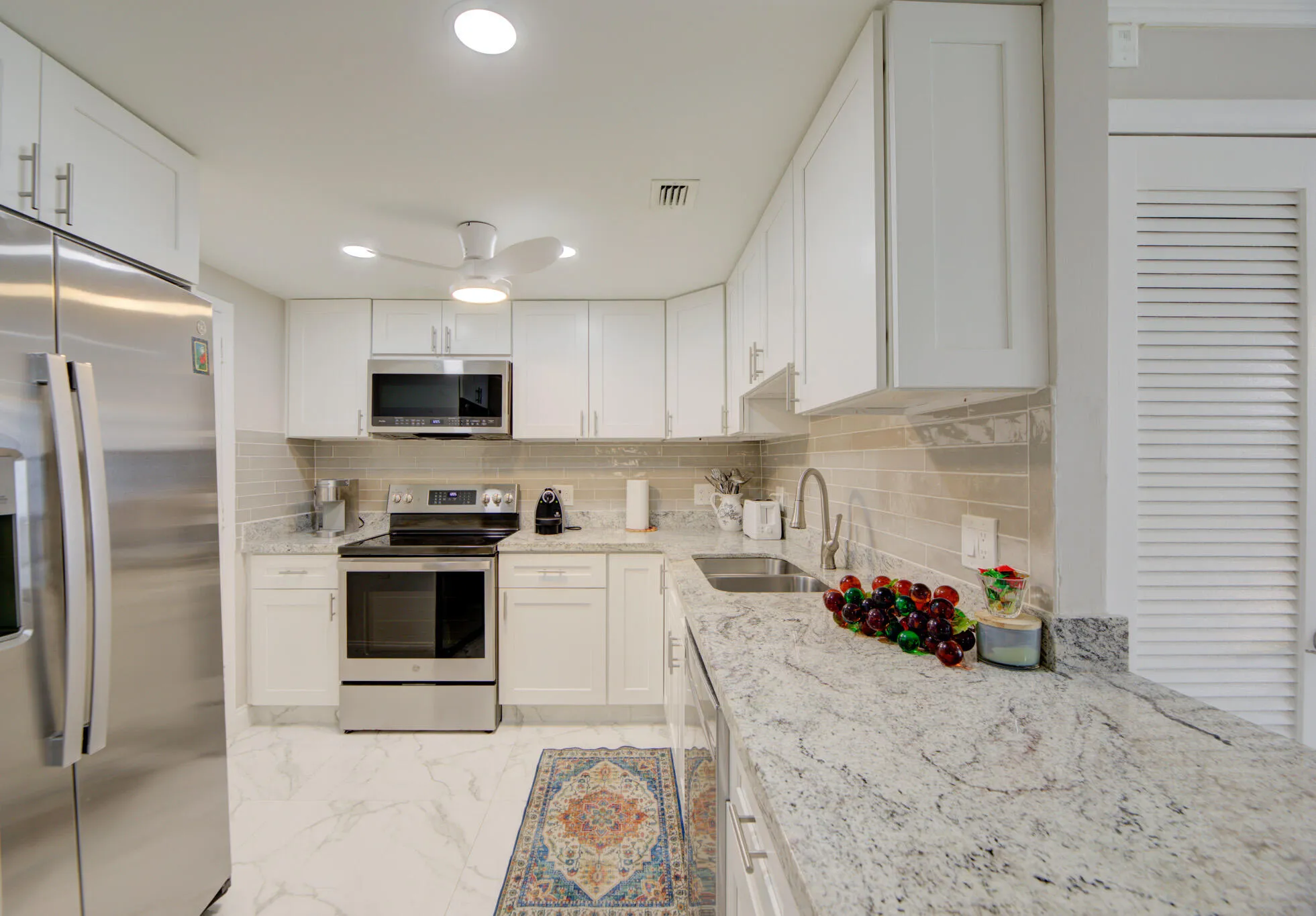 Remodeled kitchen