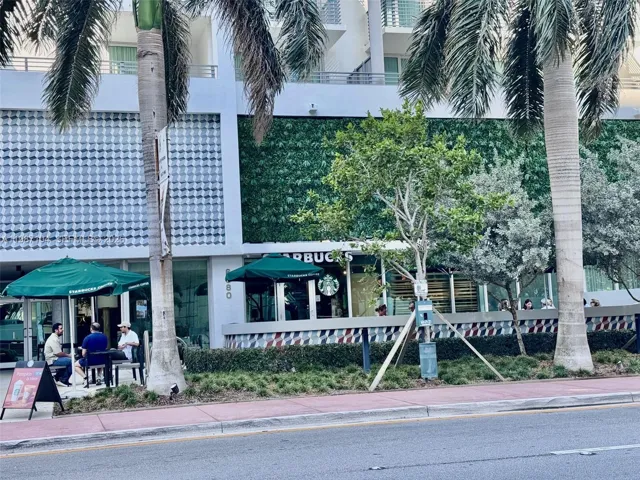 Starbucks across the street