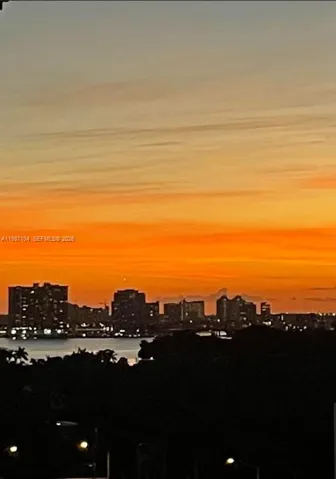 sunset view to the west - intracoastal