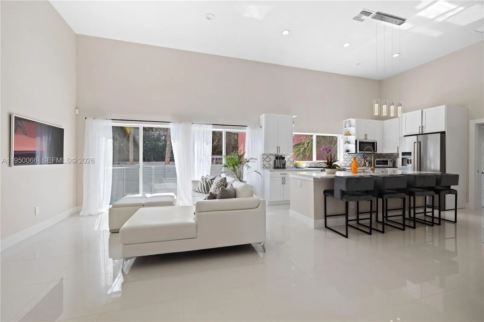 12 Adams living room kitchen