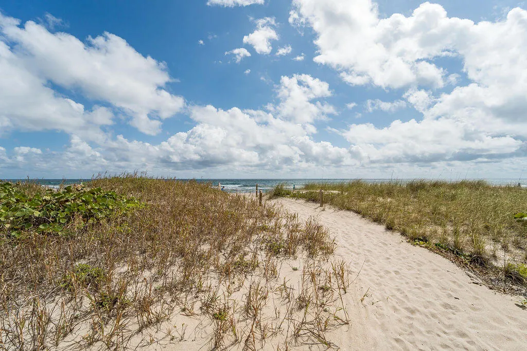 private beach