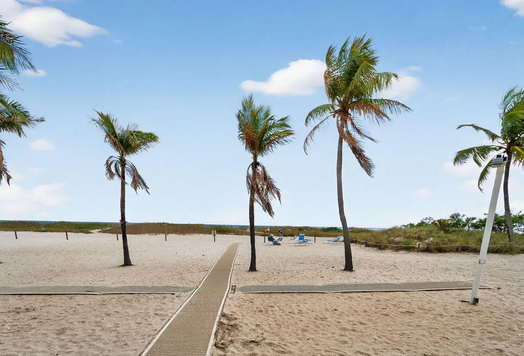 private beach