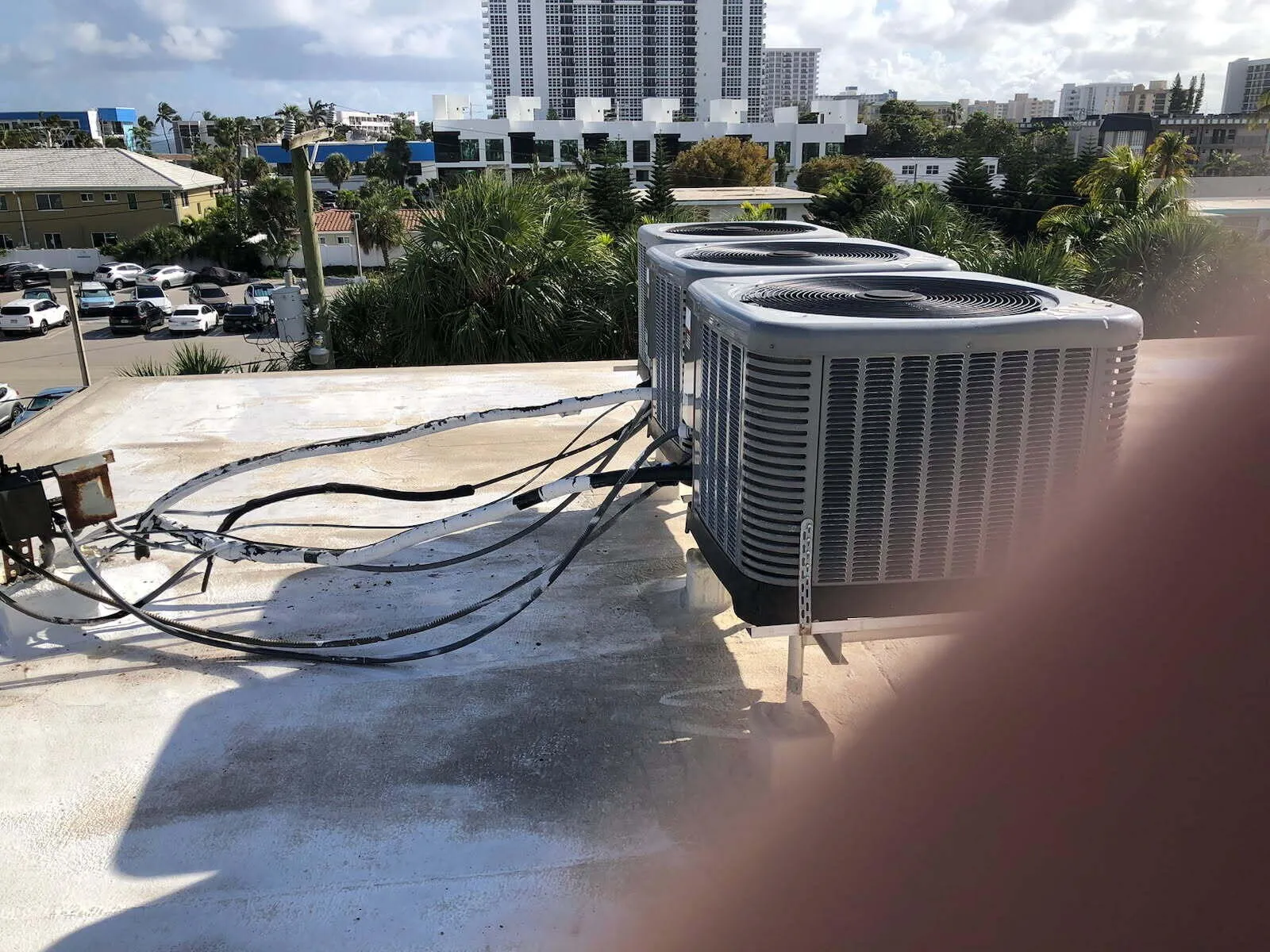 HVAC on roof