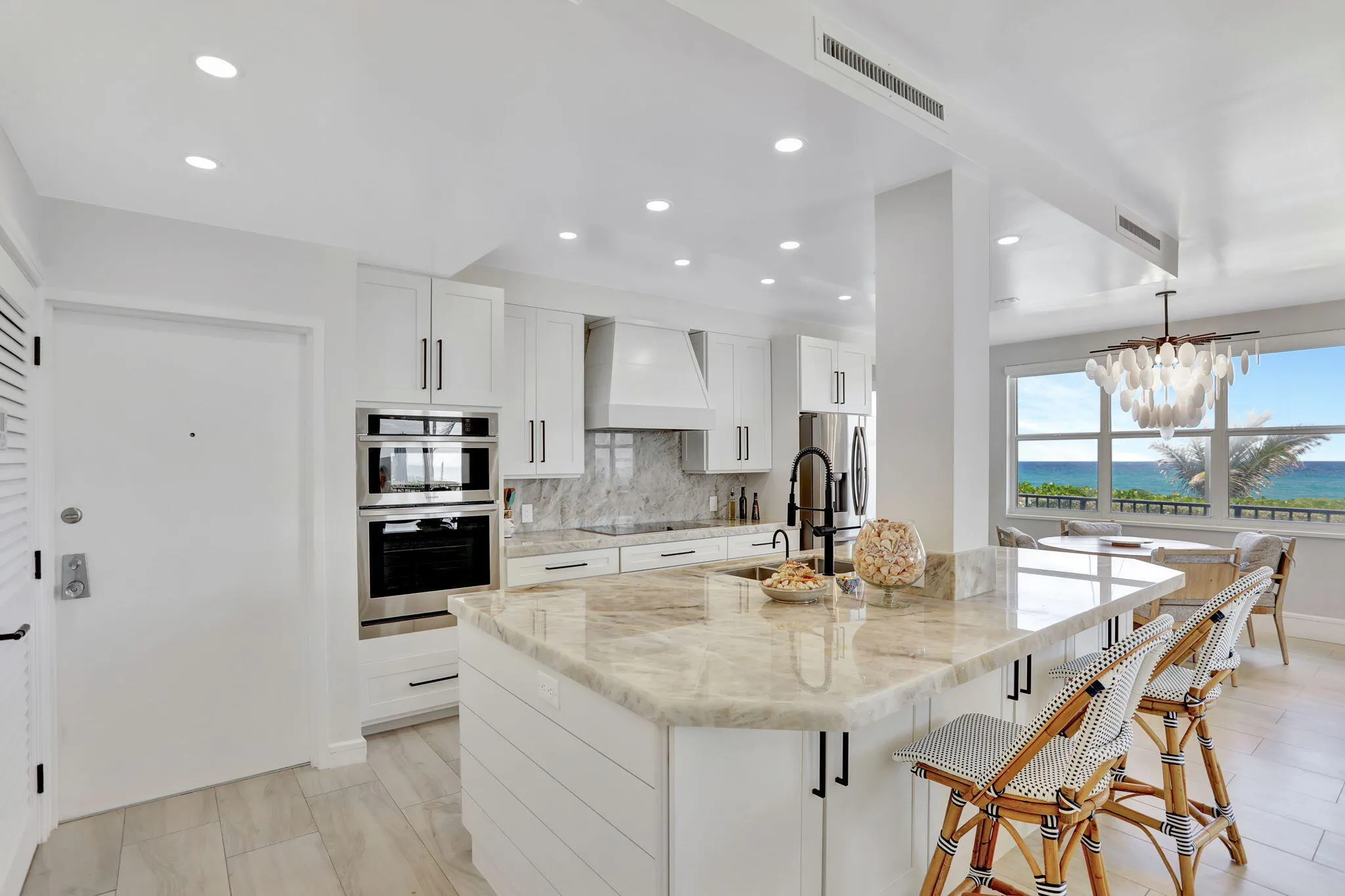 Large Island Quartzite Countertops