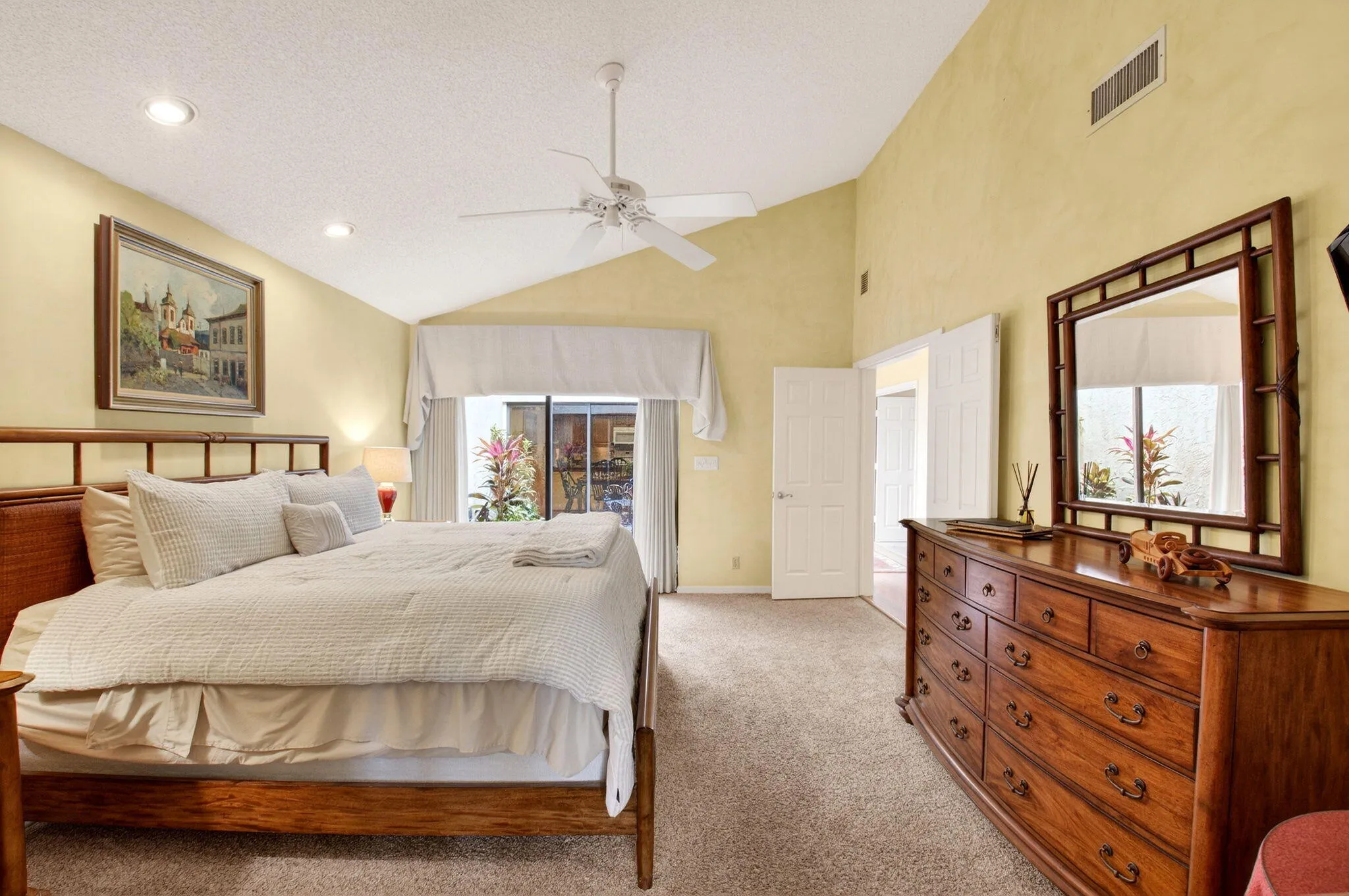 PRIMARY SUITE WITH ATRIUM VIEWS