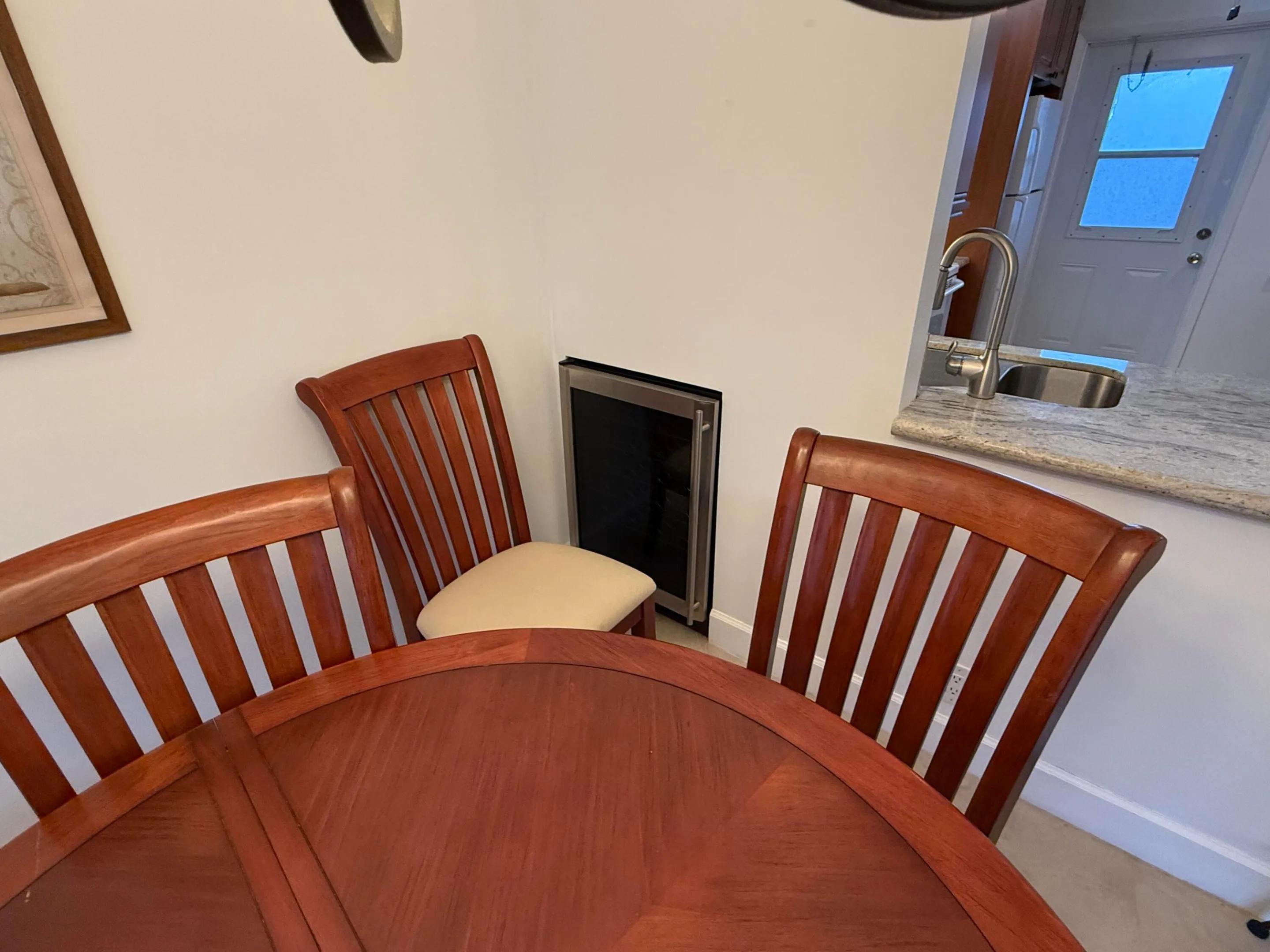Wine Cooler in corner