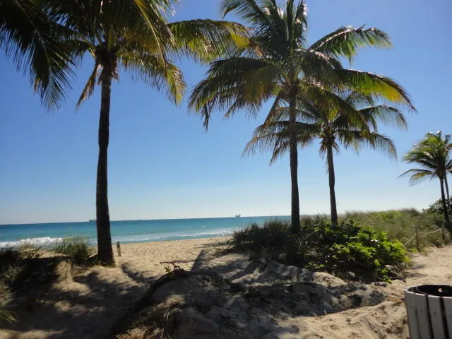 Secluded beach