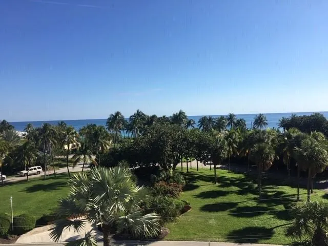 Beautiful Vista Park and the ocean