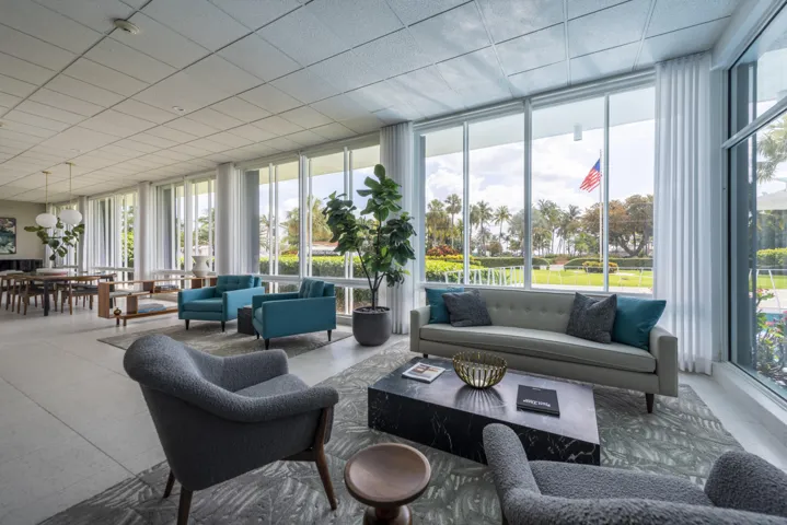 Lobby sitting area
