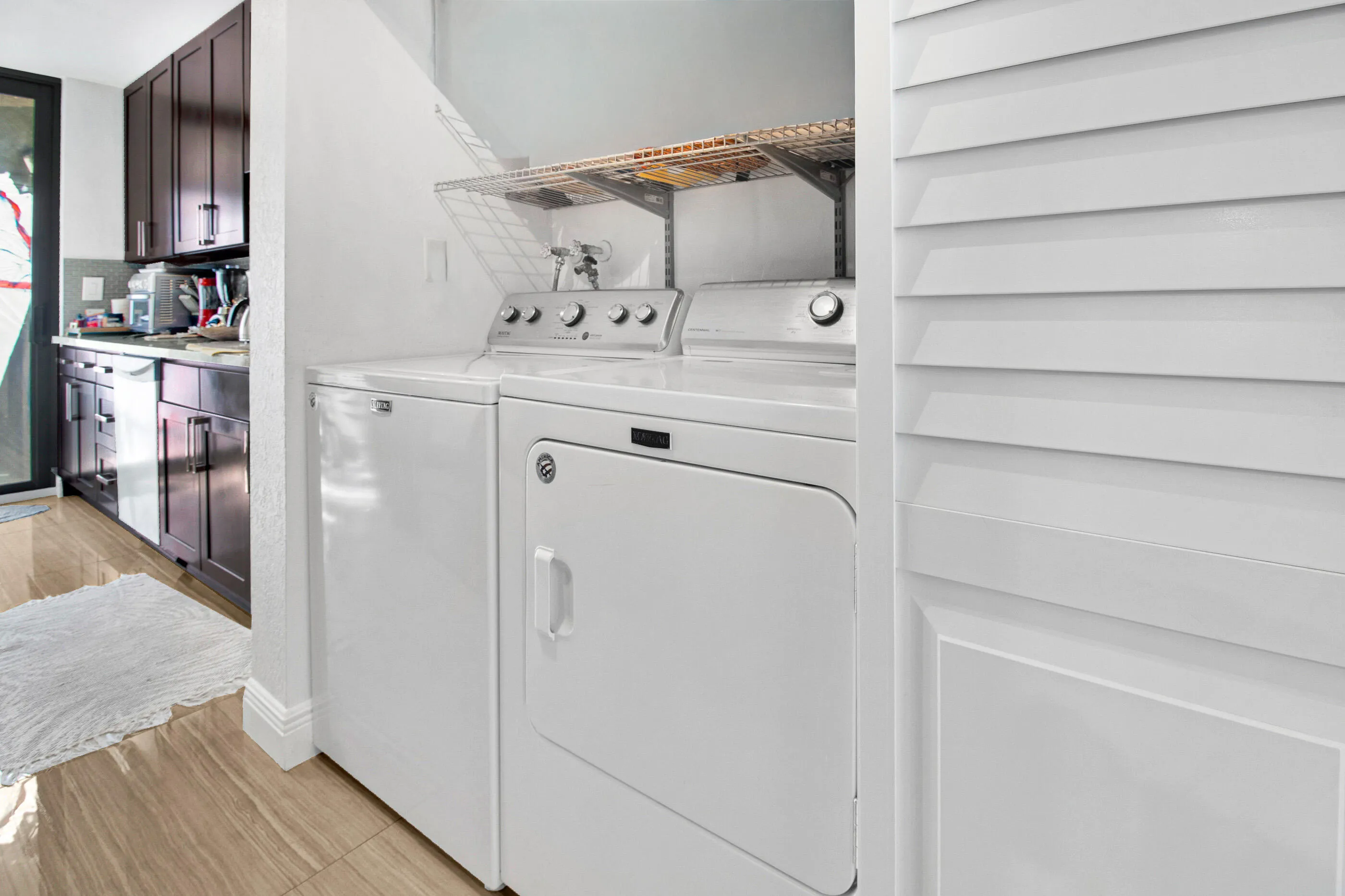 Laundry closet