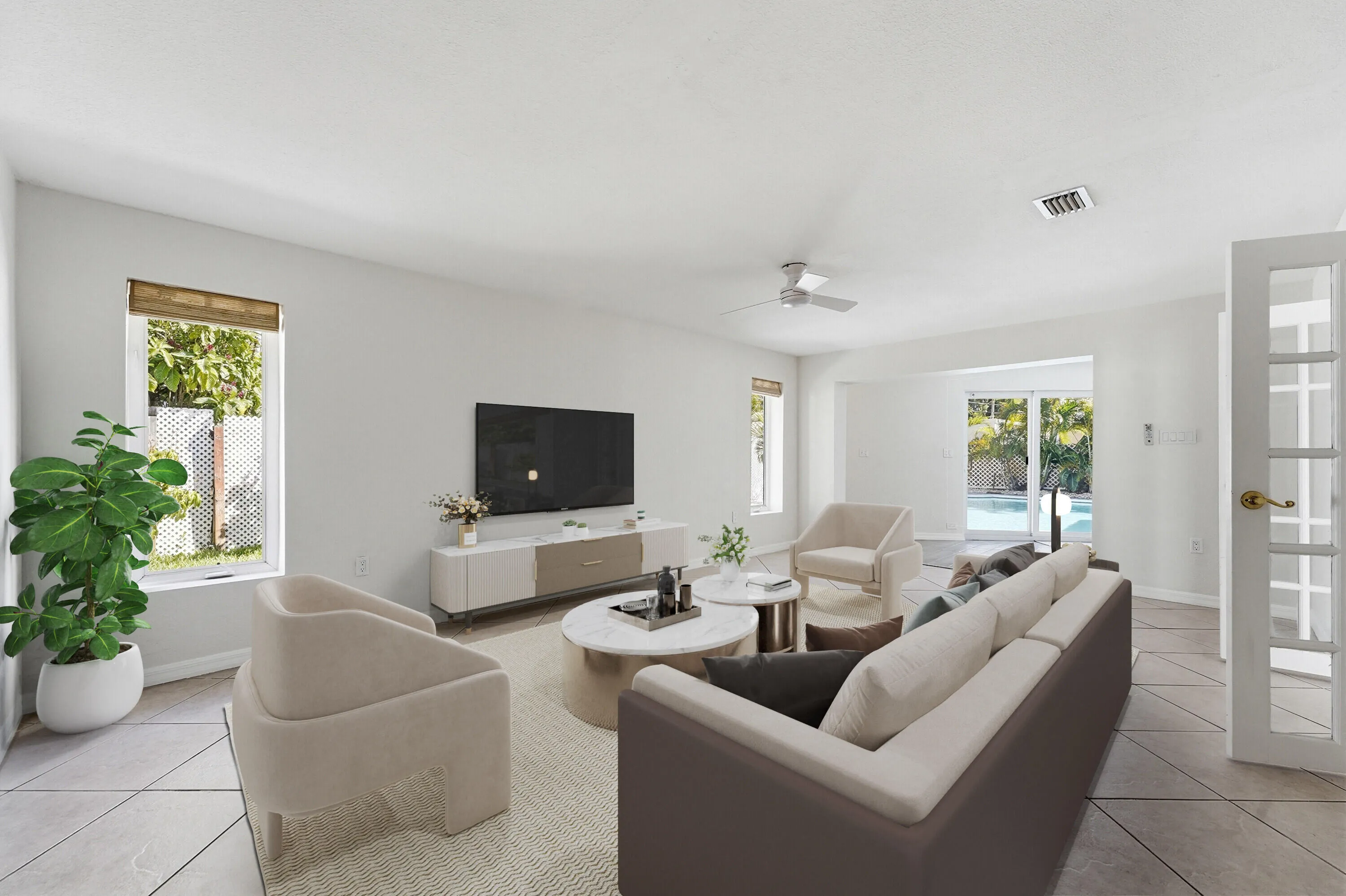 STAGED FAMILY ROOM