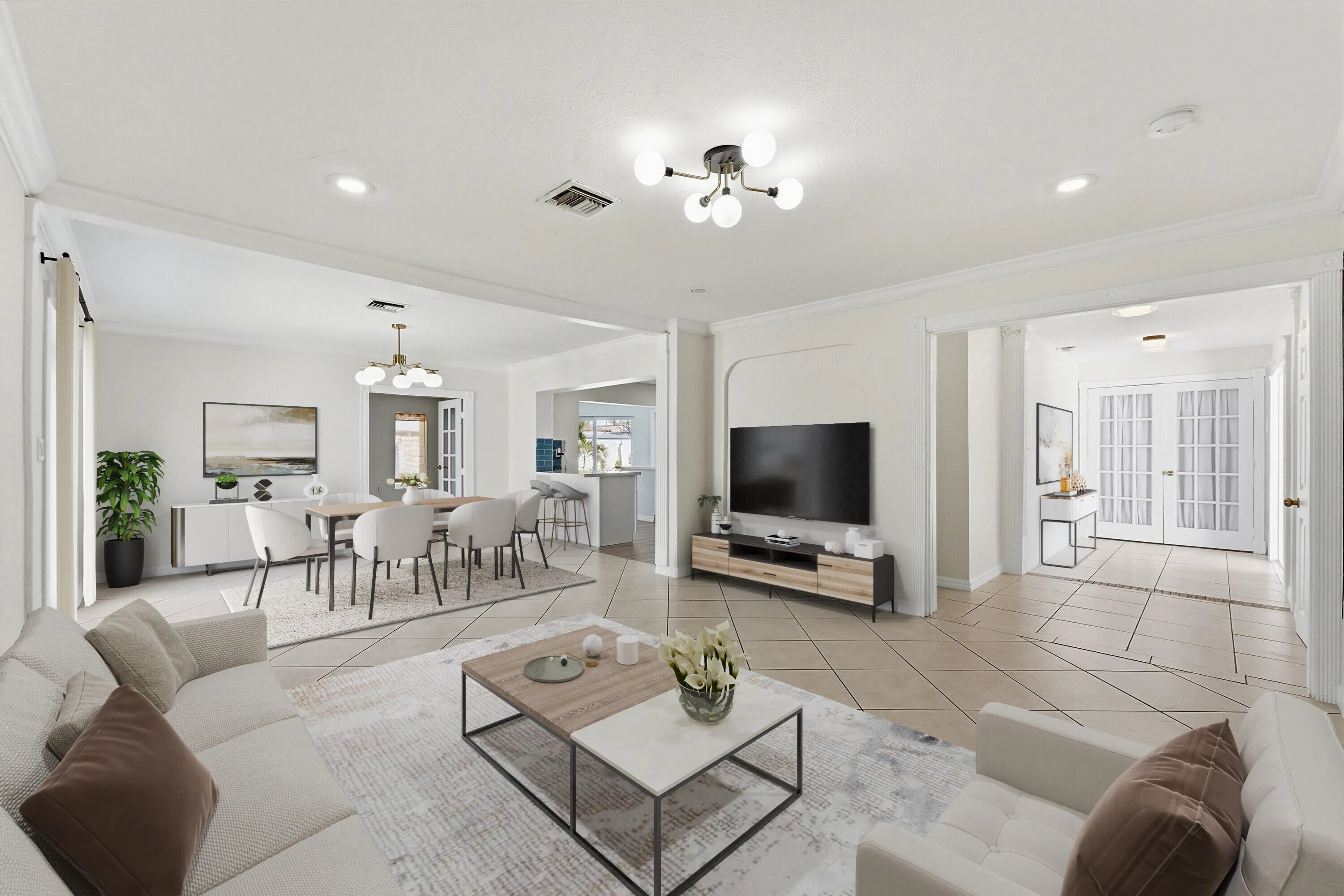 STAGED LIVING/DINING
