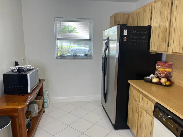 A table and chairs can be added for an eat-in kitchen