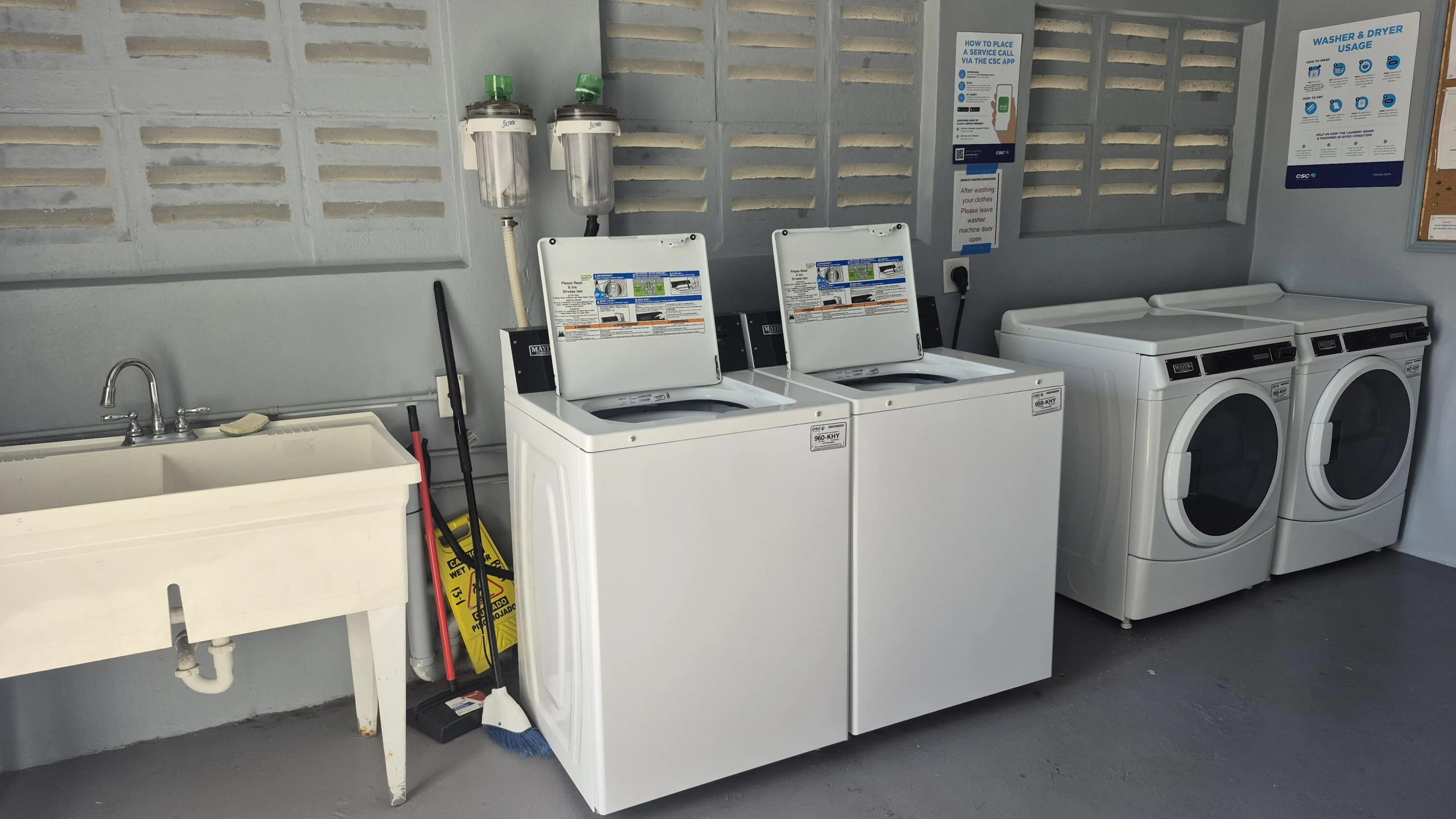 Common area laundry