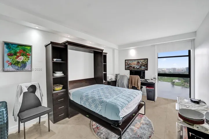 Second bedroom, murphy bed.