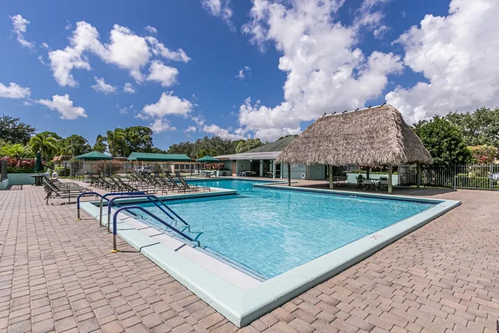 Natura pool and tki hut