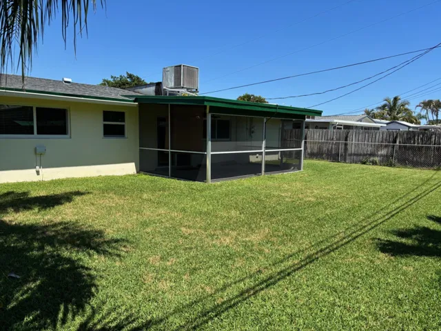 Wonderful Fenced backyard