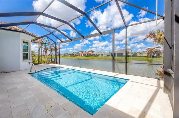 Screened in pool