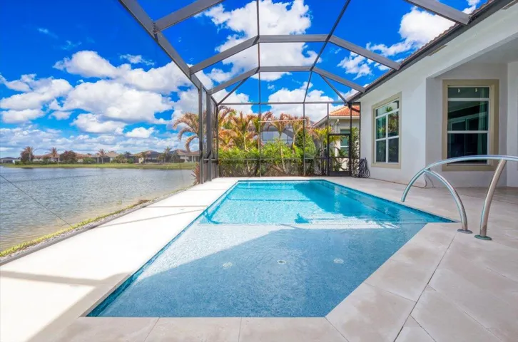 Screened in pool