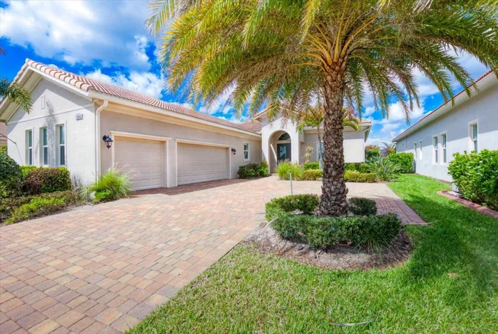 Front exterior-3 car garage