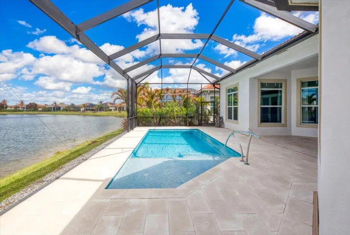 Screened in pool
