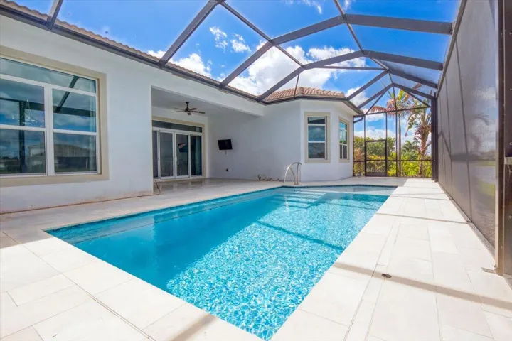 Screened in pool