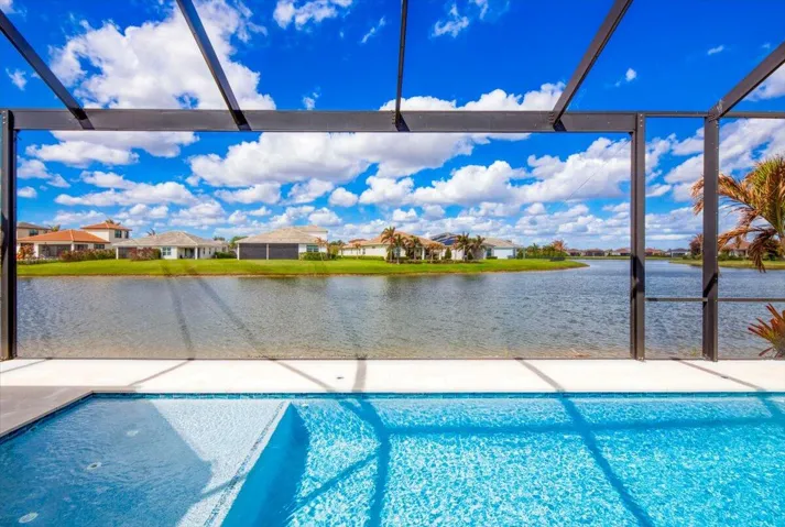 Screened in pool