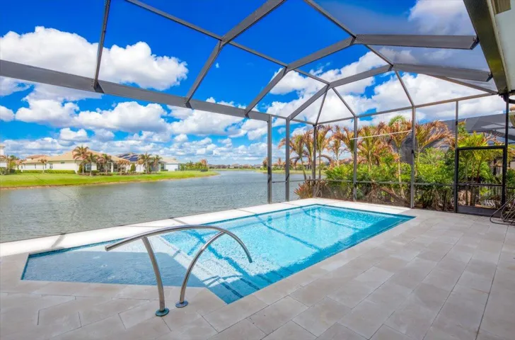 Screened in pool