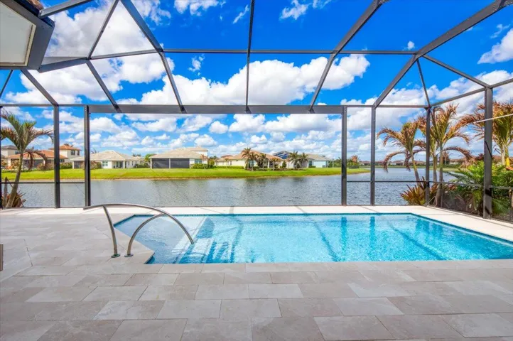Screened in pool