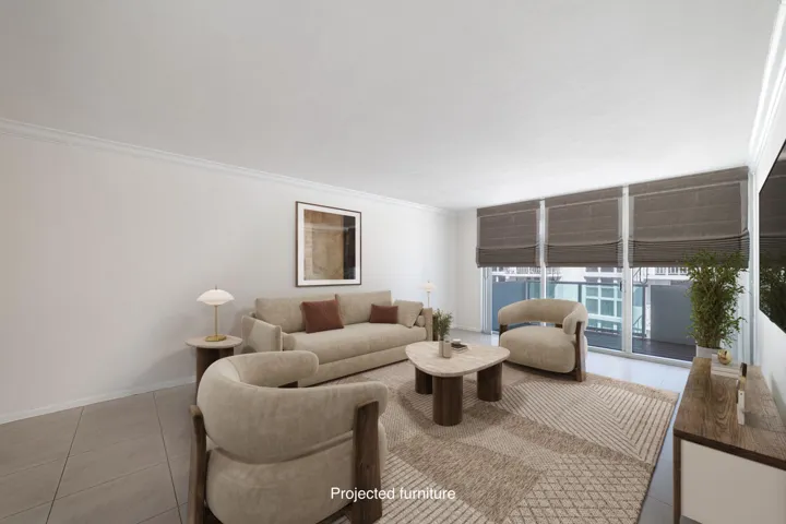 staged living room