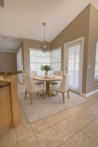 Breakfast Nook-Virtual Staging
