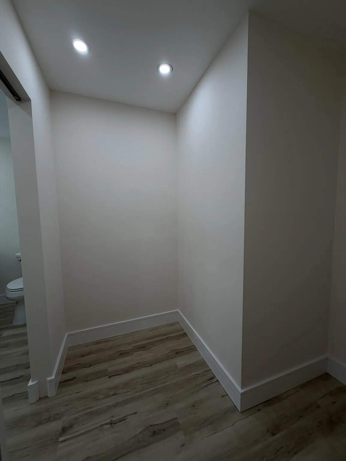 Primary closet