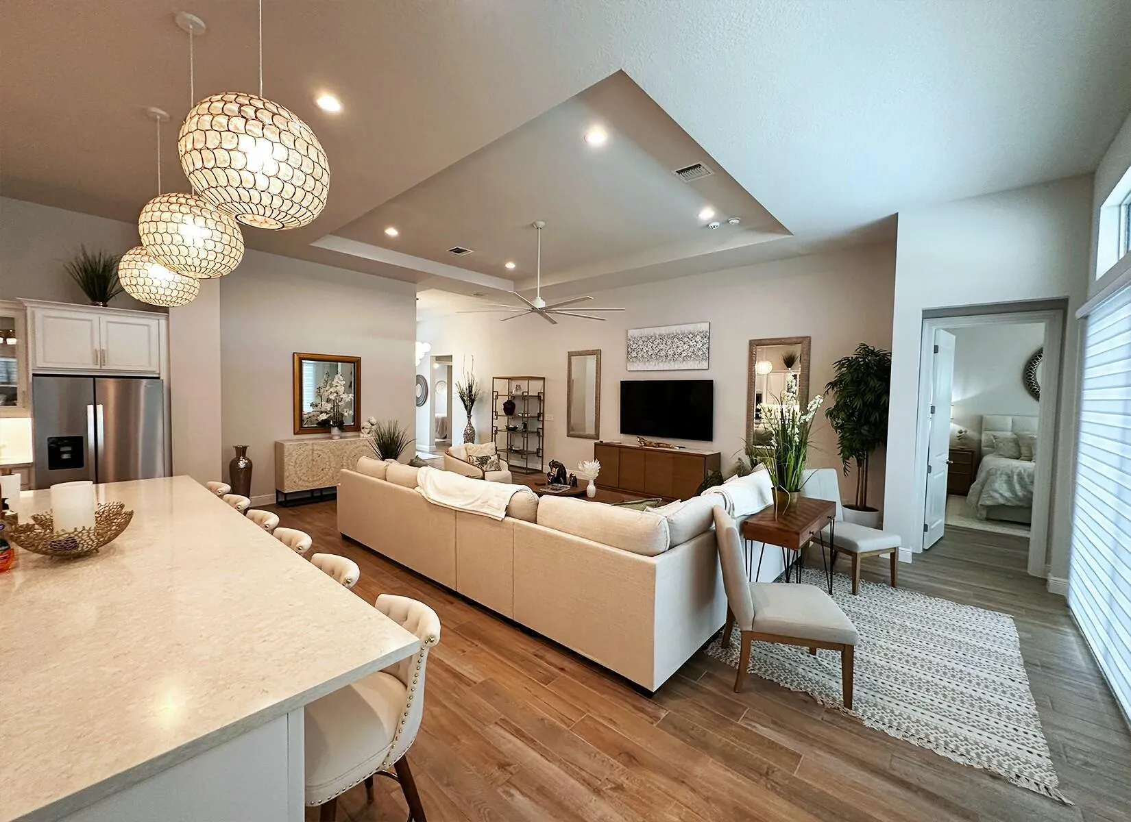 Great room to Master Bedroom