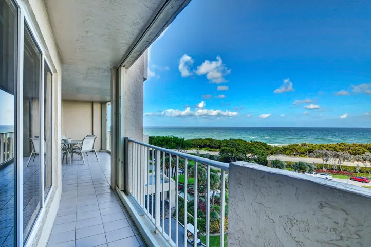 Large East Balcony