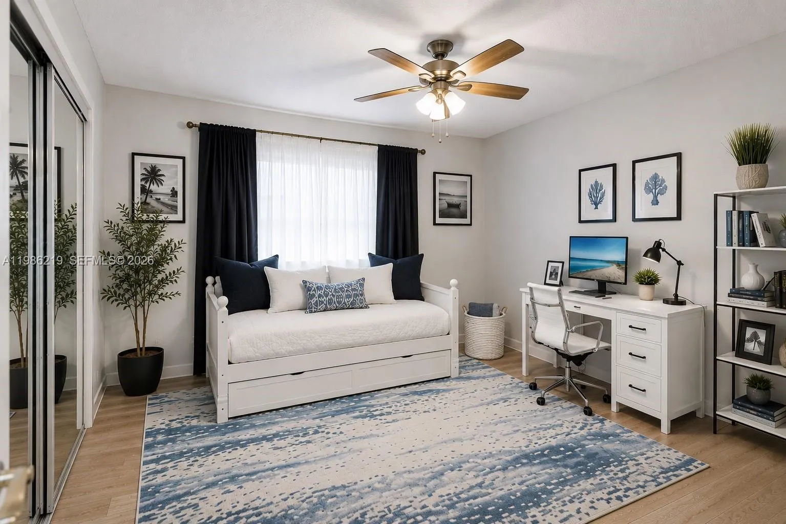 AI Imposed Staged Bedroom