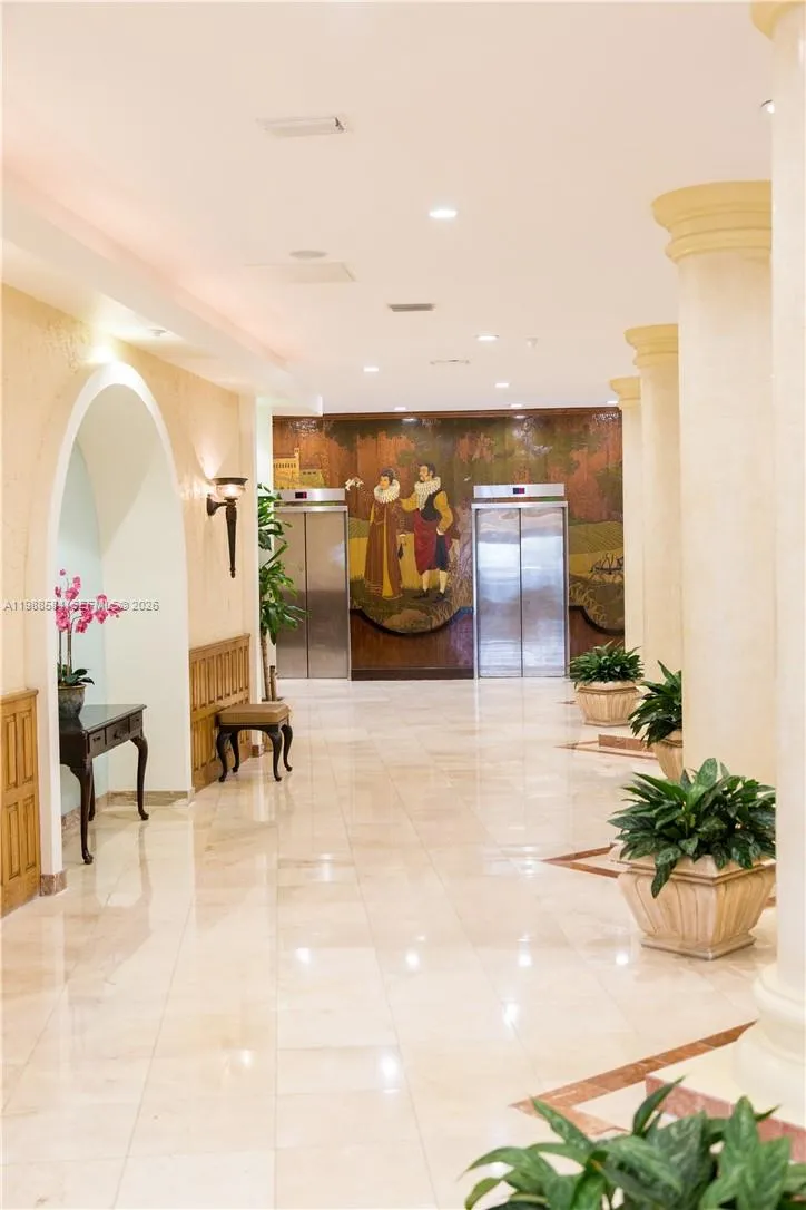 Hallway to the Elevators