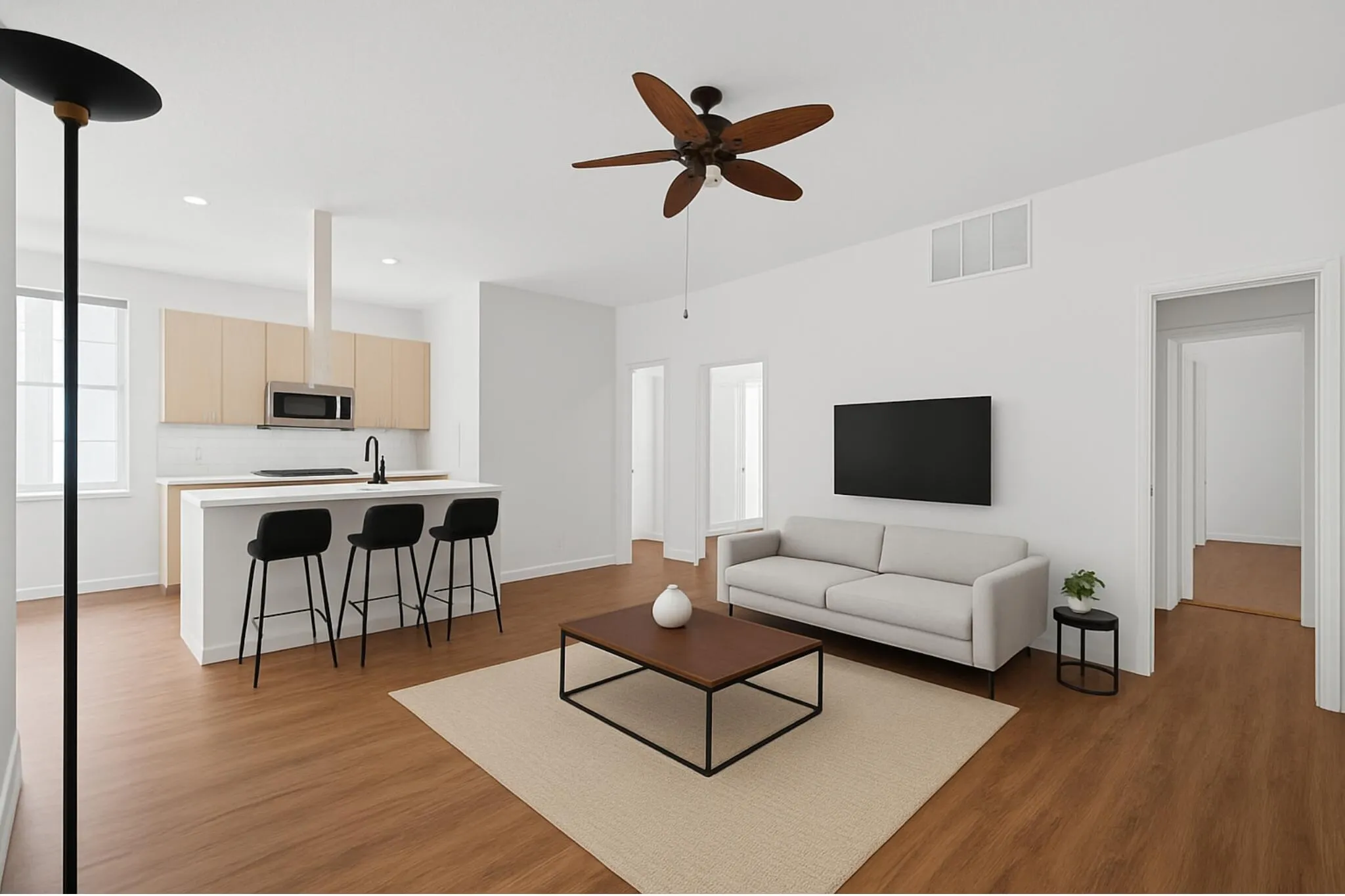 Living Area - Virtually Staged